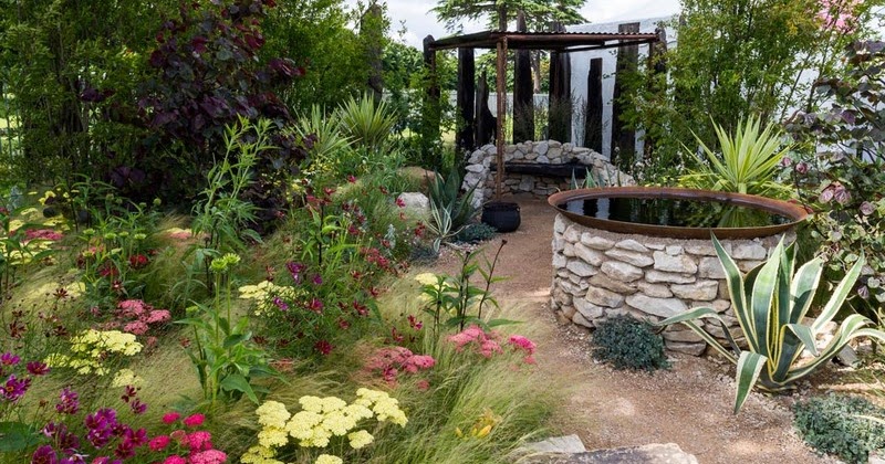 Jardines en Hampton Court 2016: The Austin Garden y las praderas de Texas