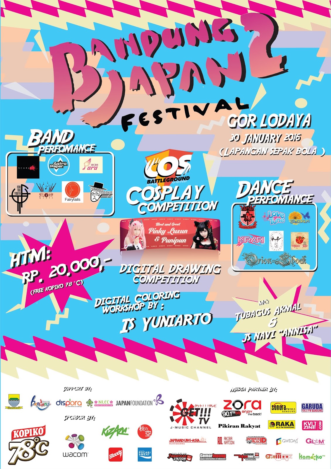 BANDUNG JAPAN FESTIVAL 2 - GOR LODAYA | Japbandung - Asia