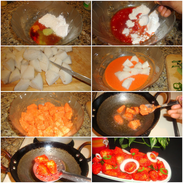 images of Idli 65 Recipe / Idli Fritter Stir Fry- How to make Idli 65 