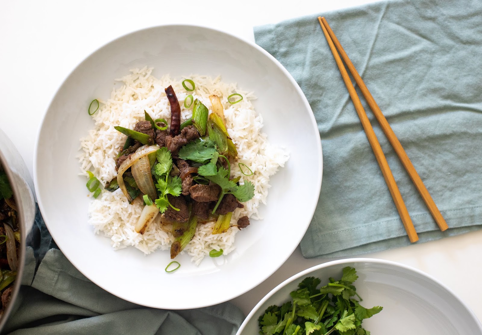Cumin Lamb & Scallion Stir Fry