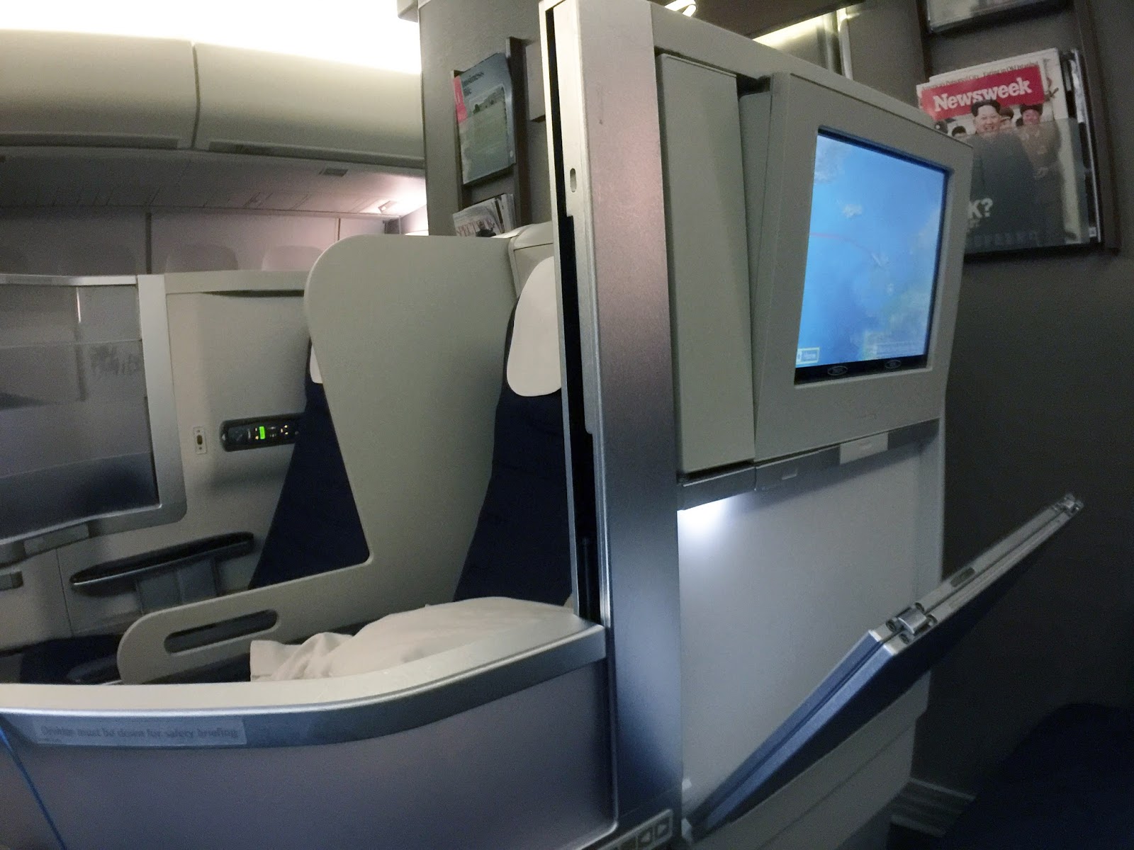 UPGRADED! With miles =) BRITISH AIRWAYS BUSINESS CLASS SEATTLE TO LONDON APRIL 14 BA 052 SEA