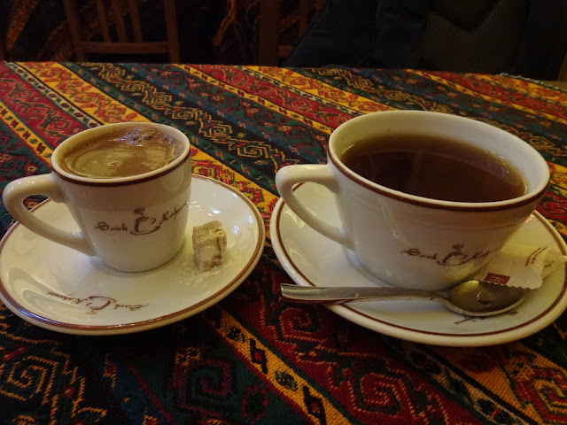 The local Turkish prefer to drink Turkish Tea as Turkish Coffee is too pricey served in a tiny cup in Turkey The local Turkish prefer to drink Turkish Tea as Turkish Coffee is too pricey served in a tiny cup in Turkey