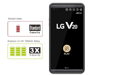 Wow !! LG V20 Dapat Bertahan 5 Hari Tanpa Charge dengan Baterai ZeroLemon 