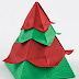 Origami Boxes: Christmas Tree Box
