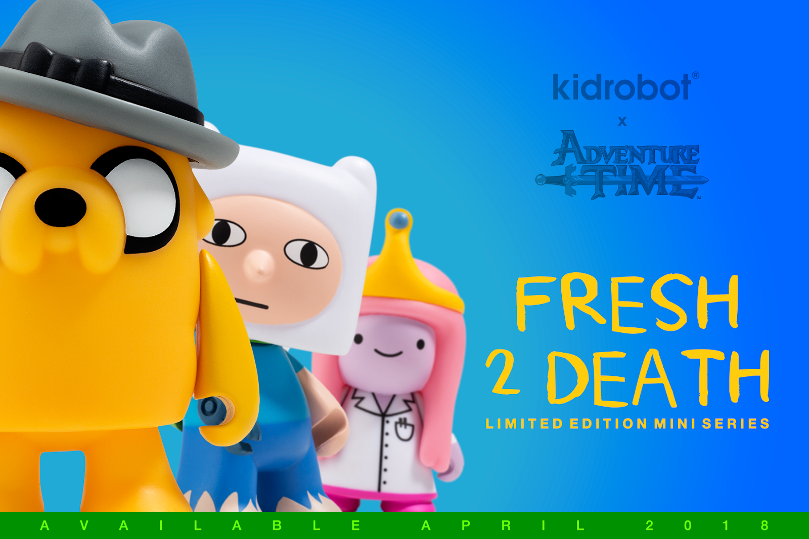Kidrobot Adventure Time PEPPERMINT BUTLER Fresh 2 Death Series 2 3" Vinyl Figure 