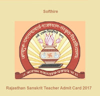 Rajasthan Sanskrit Teacher Admit Card