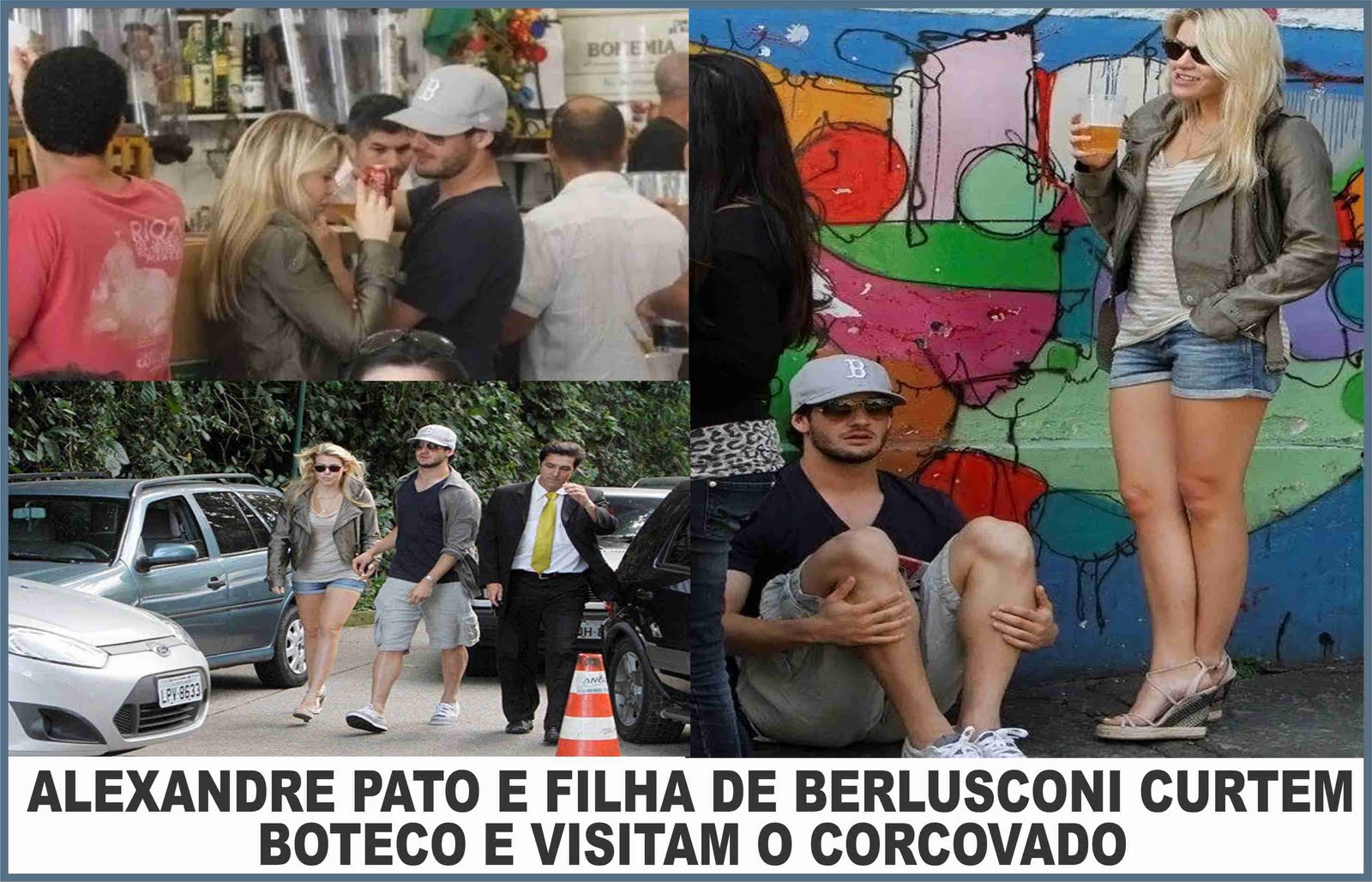 O dia que Alexandre Pato levou filha de Berlusconi para assistir jogo do  Figueirense - NSC Total