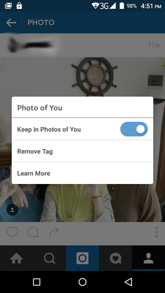Cara menghapus foto dari penandaan atau Tag Instagram ‘’ Photos Of You ‘’