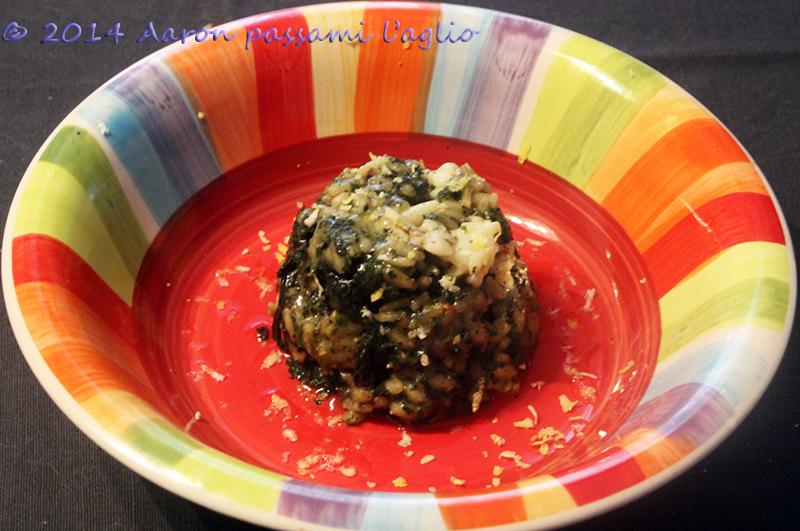 "Aaron passami l'aglio" RISOTTO ALLE ORTICHE E GAMBERI