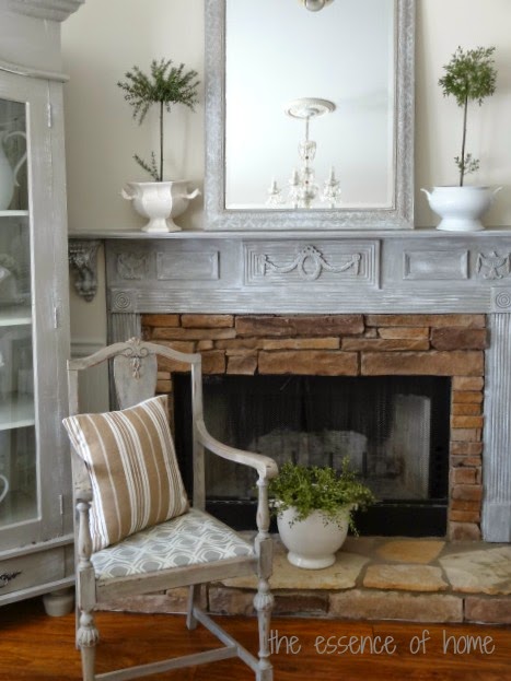 The Essence of Home: Distressing the Mantel