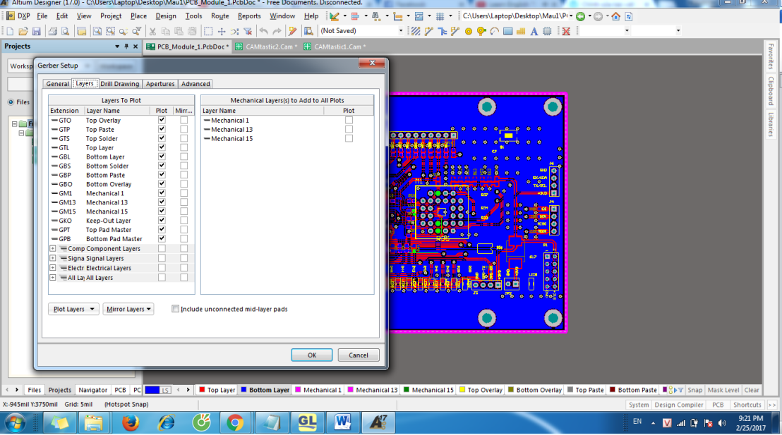 Giải Các thích các Layer trong Altium khi xuất File Gerber