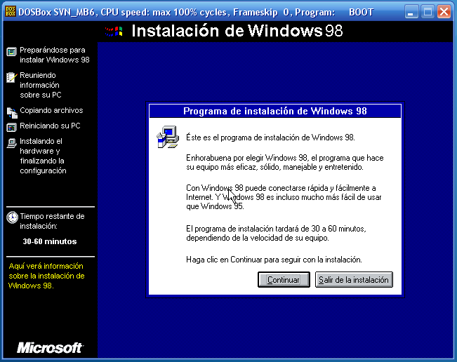 setup windows 98 dosbox android setup windows 98 dosbox android