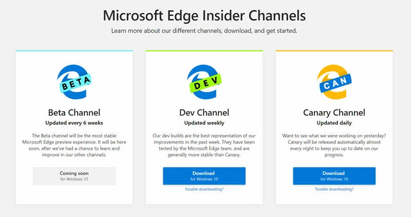 Microsoft Edge Insider Channels are now open for everyone