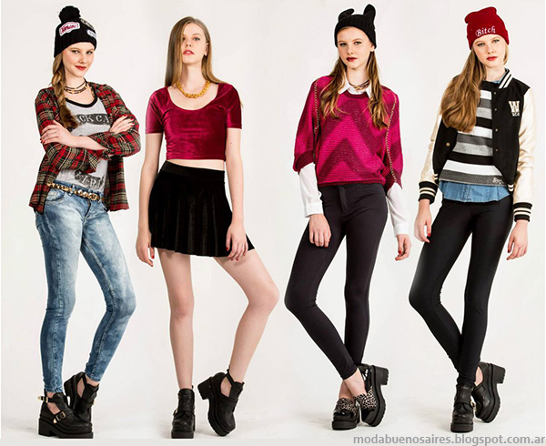 Looks de moda juvenil Scombro invierno 2014.