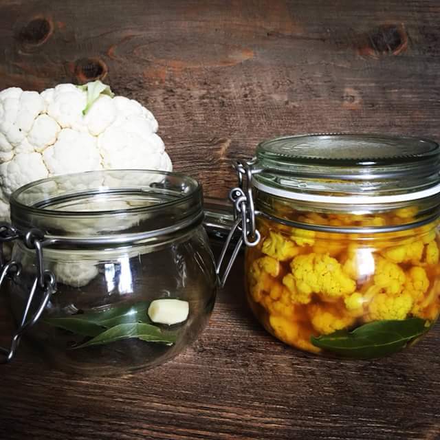 Pickles de chou fleur