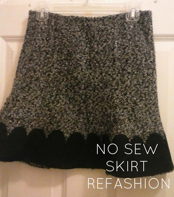 Daily Dreaming: No Sew Skirt Refashion