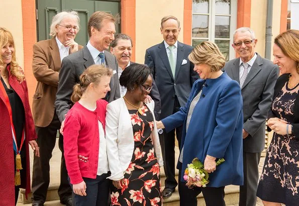 Grand Duke Henri and Grand Duchess Maria Teresa attended celebrations of 50th anniversary of establishment of APEMH Foundation at Bettange Castle