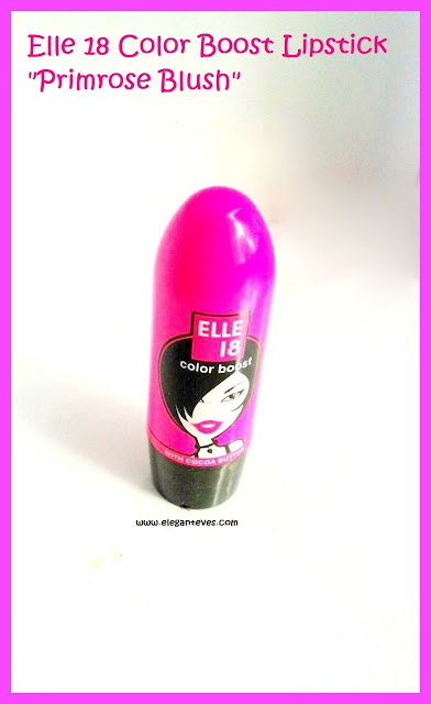 ELLE 18 Primrose Blush Color Boost lipstick.