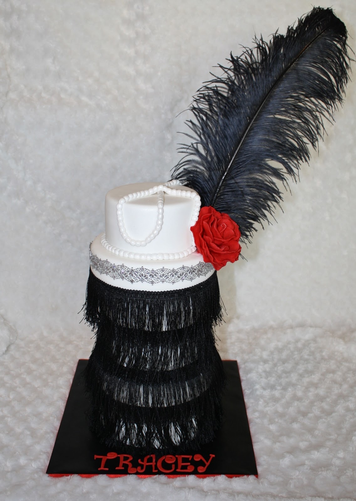 Sandy's Cakes: Tracey's Flapper Cake for her 40th