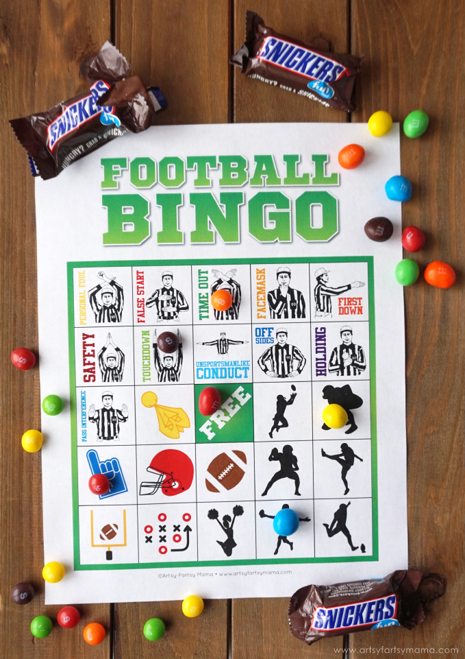 Free Printable Football Bingo Free Printable Football Bingo