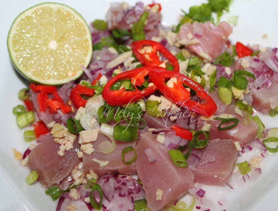 Mely's kitchen Tuna Kinilaw