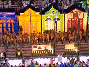 LOS DESNUDOS DEL CARNAVAL DE RIO 2015 . RIO 2015 . THE NAKED CARNIVAL