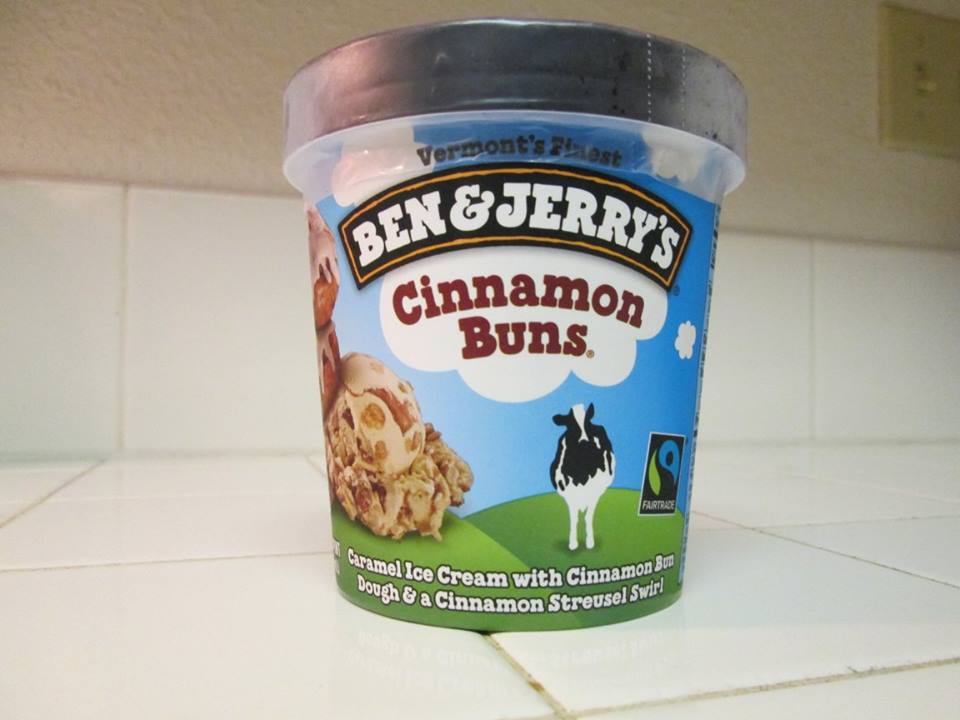 David's Ice Cream Reviews Ben & Jerry's Cinnamon Buns