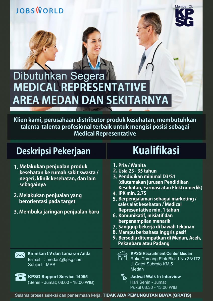 Loker Medan Terbaru di PT Karya Putra Surya Gemilang Bulan Mei 2019