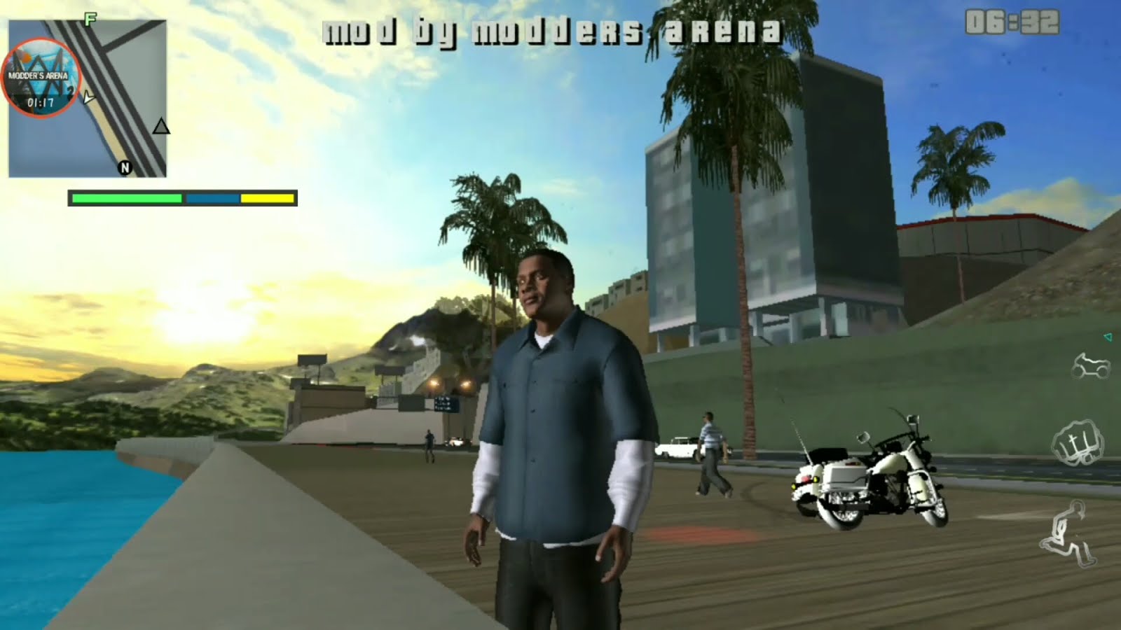 GTA San Andreas PC REMASTERED TO ANDROID MOBILE VERSION (Best Graphics Mod)  