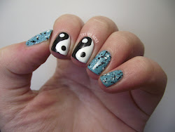 Try My Hand: Alphabet Nail Art Challenge : Y for Yin Yang