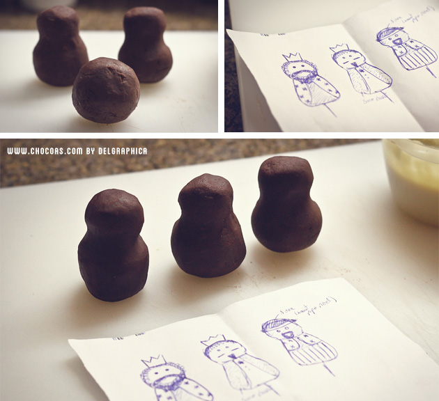 reyes magos cakepops - amigo invisible blogger 2013