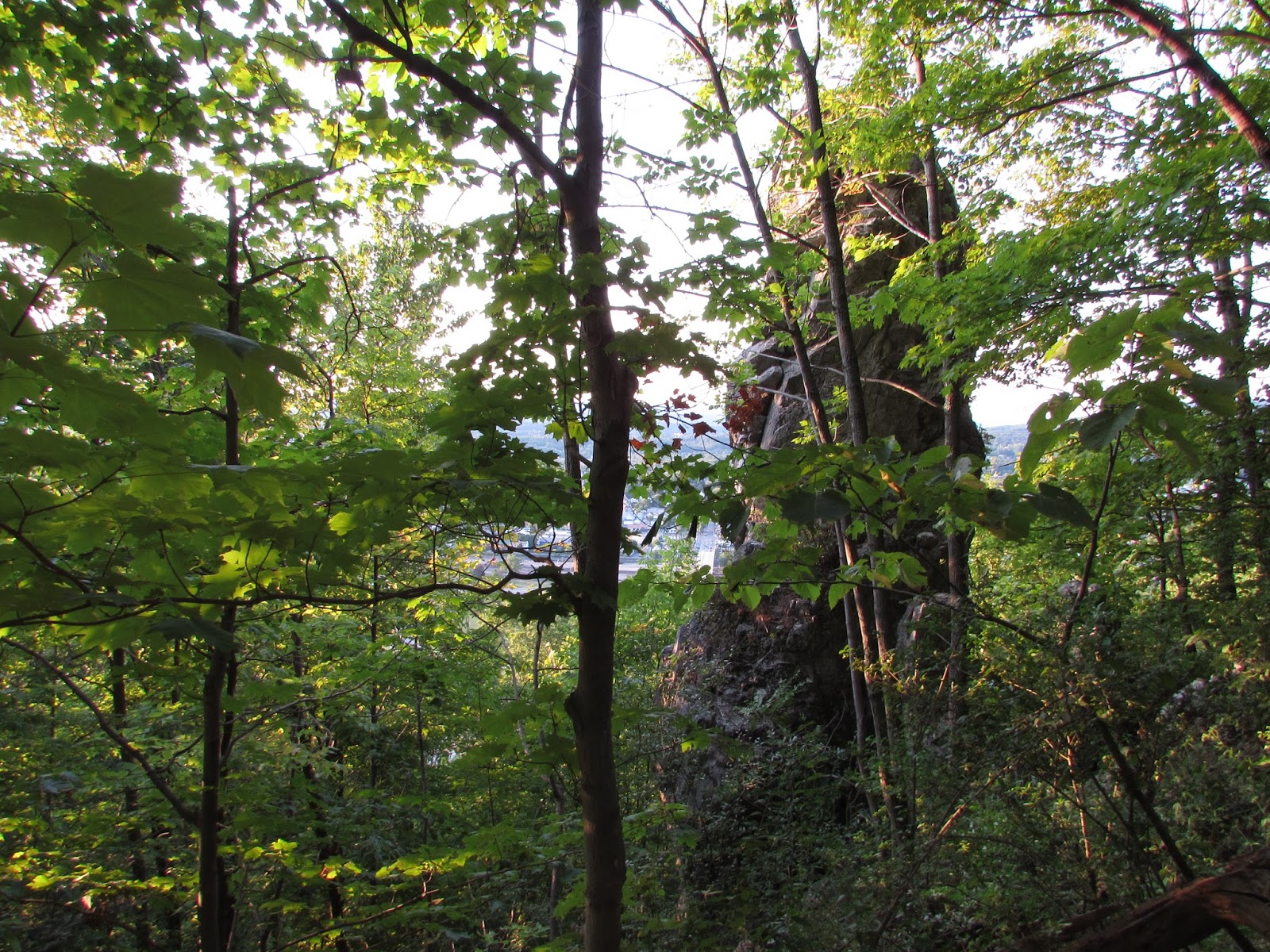 Hollidaysburg Chimney Rocks, Canal Basin Park, and Railroad History