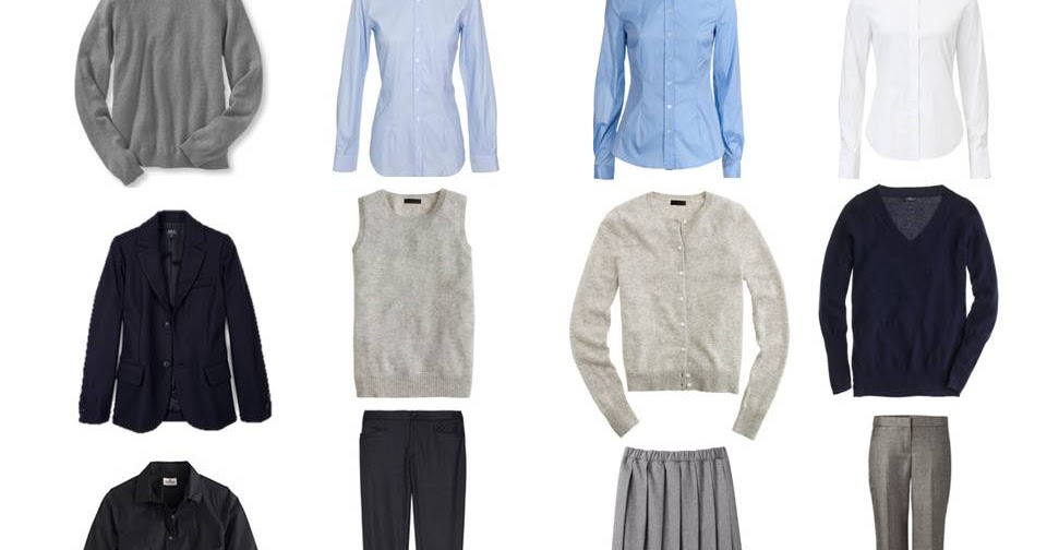 A Common Office Capsule Wardrobe, with grey | The Vivienne Files