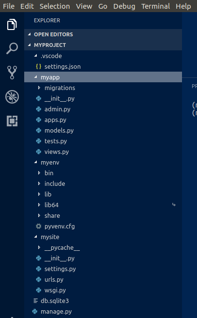 django development on visual studio code workspace django development on visual studio code workspace