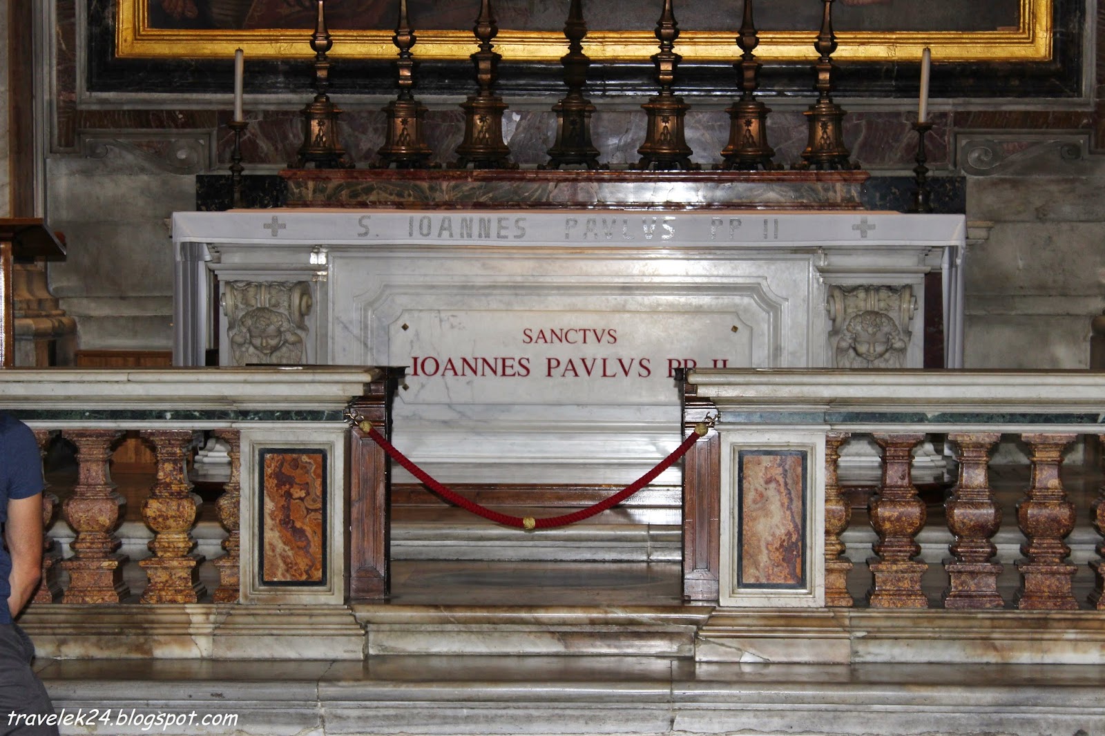 Grobowiec Jana Pawła II w Bazylice św. Piotra