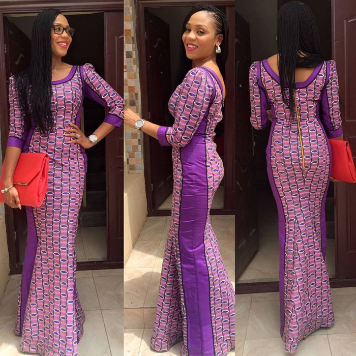 ankara long gowns for wedding