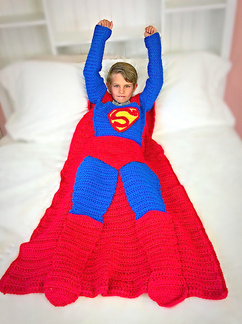Superman Blanket Crochet Pattern