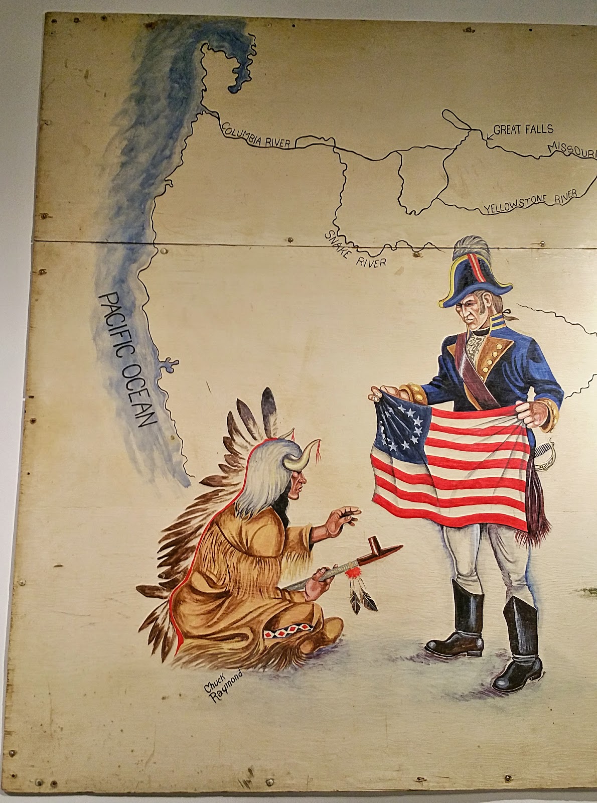 History and Culture by Bicycle Native American Artwork Featuring Chuck