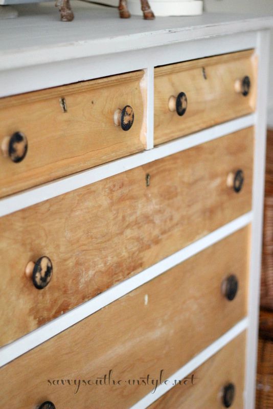 Savvy Southern Style Pine Chest Makeover In Mora And Restyled