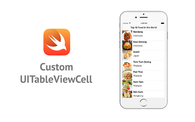 (Tutorial iOS) Custom UITableViewCell in UITableView
