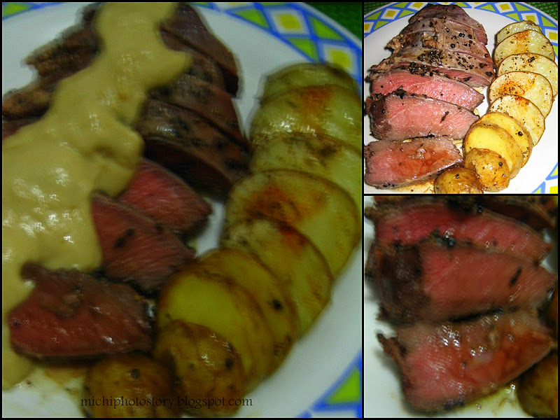 Michi Photostory Oven Baked Steak and Potatoes