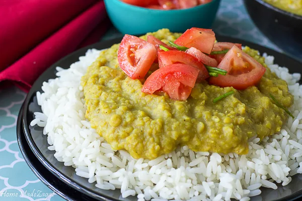 How to make Dhal and Rice