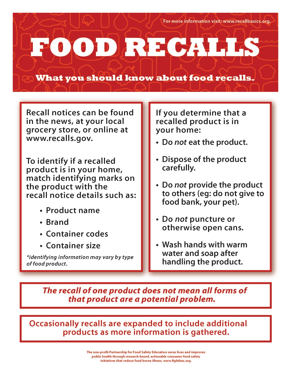 Family of Farmers Food Recall Basics What You Should Know