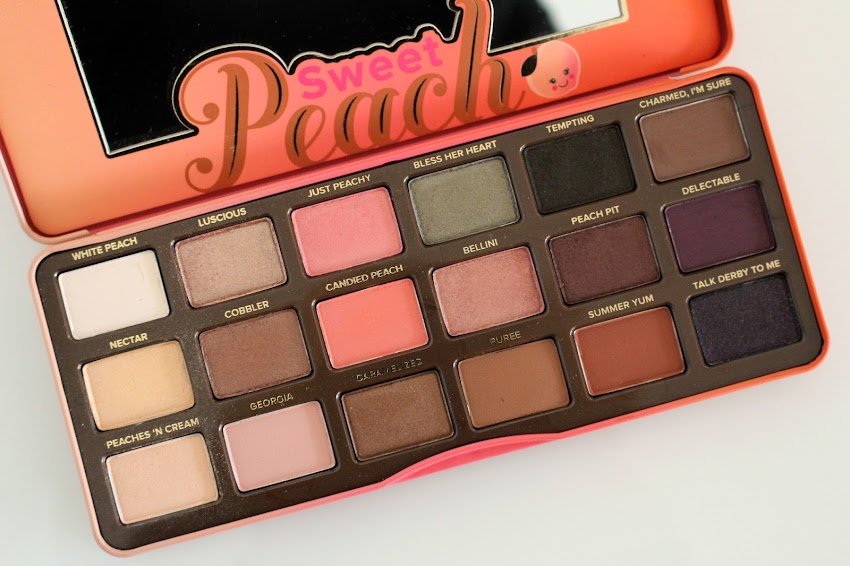 Revue & Idée Makeup La palette Sweet Peach de Too Faced 