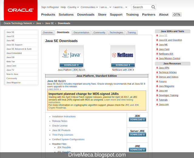 drivemeca instalando java en linux paso a paso