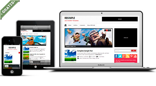 rbsimple free responsival responsive blogger template