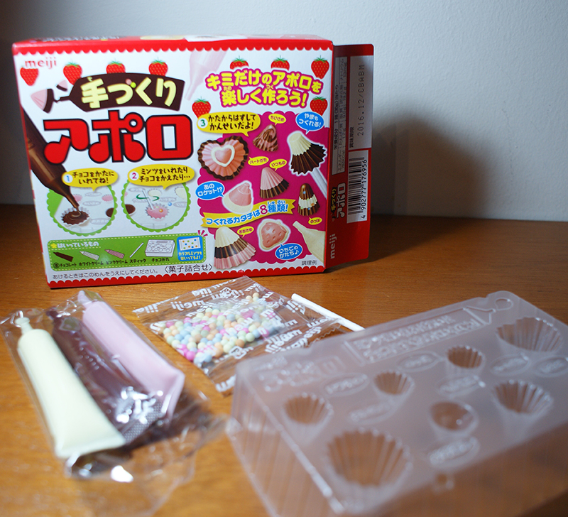 Dulces japoneses Kit DIY de Chocolates Meiji Apollo GeekORama