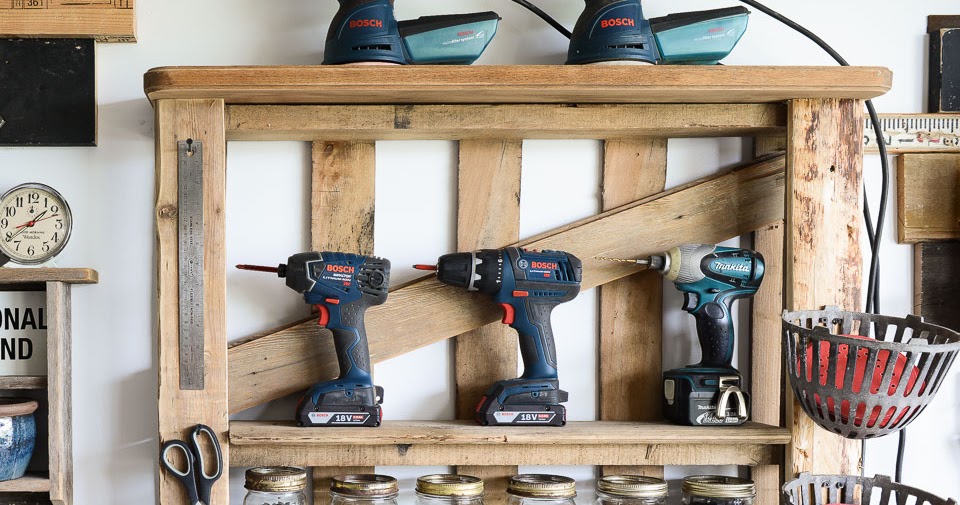 Des idées de rangements en palettes pour optimiser votre garage (photos