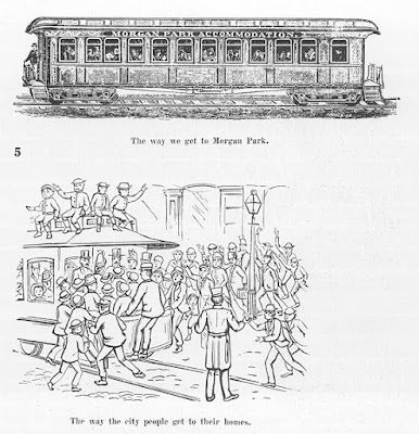 Morgan Park residents unashamedly touted the quality of their mode of transportation versus that afforded city residents. While the streetcar system did eventually expand to the area it was not a major factor in community development.