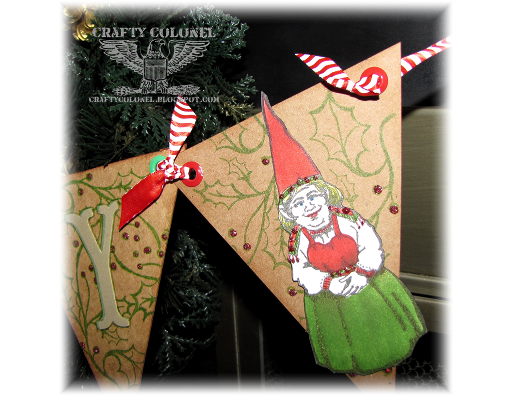 Club Scrap, Crafty Colonel, I'll Be Gnome for Christmas, Banner